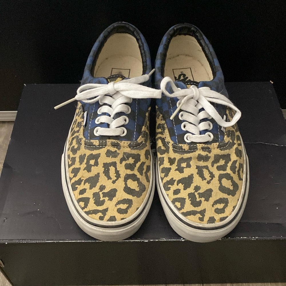 Leopard Checker Van Doren - Vans